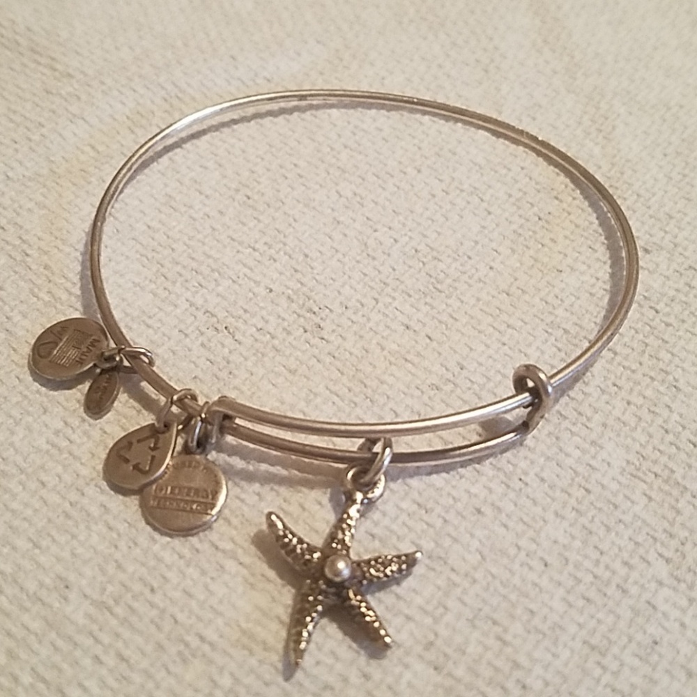 Alex and Ani Silver Starfish Bracelet